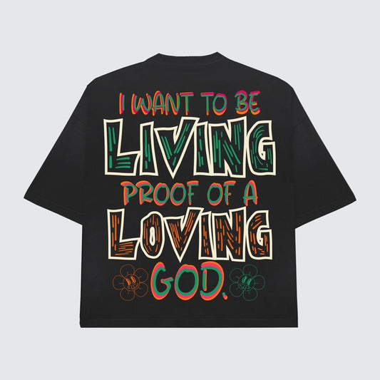 Loving God Oversized Drop Shoulder T-shirt